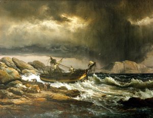Naufrage - Johan Christian Dahl