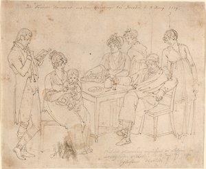 La famille Nauwerk - Johan Christian Dahl