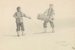Deux hommes - Johan Christian Dahl