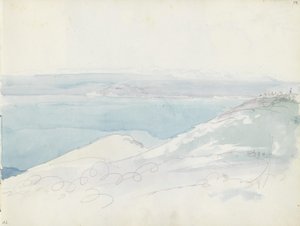 Vue sur le golfe de Naples depuis le Monte Sant