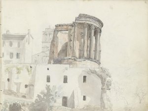 « Temple de Vesta », Tivoli - Johan Christian Dahl