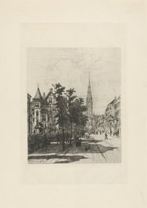 Vue de la Vondelstraat à Amsterdam