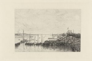 Vue des bâtiments du club d