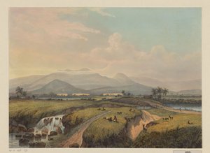 Vue sur les montagnes de Java - Johan Conrad Greive