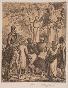 Ansgar prêchant le christianisme