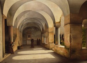 Les Cloîtres, San Lorenzo fuori le mura - Johan Fredrik Eckersberg