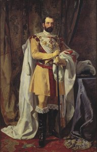 Portrait du roi Charles XV de Suède (1826-1872) - Johan Fredrik Hockert