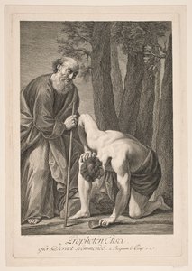 Le prophète Élisée fait flotter le fer - Johan Georg Preisler