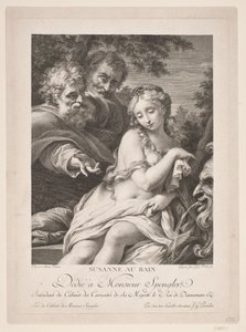 Suzanne au bain - Johan Georg Preisler