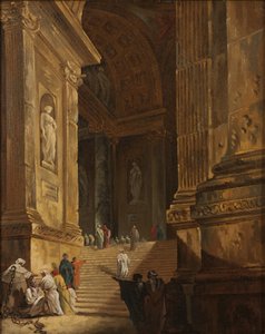 Un escalier de temple, c.1783
