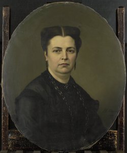 Jeanette Antoinette Pietermaat (1818-70). Épouse de Pieter Mijer - Johan Heinrich Neuman (signed by artist)