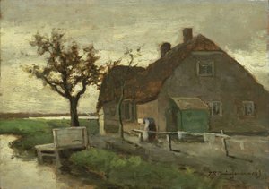 Maison de paysan au bord d
