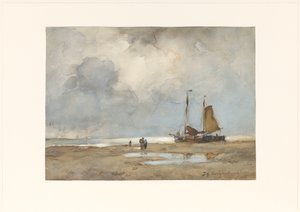 Vue sur la plage - Johan Hendrik Weissenbruch