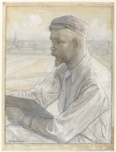 Portrait du peintre Ferdinand Hart Nibbrig - Johan Henri Gustaaf Cohen Gosschalk