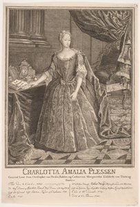 Charlotte Amalie Plessen - Johan Herman Thiele