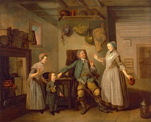David Garrick et Mary Bradshaw dans 