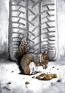 « Écureuil » par Tire Track