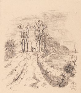 Allée à Vallø - Johan Thomas Lundbye