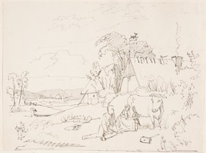 Une scène de traite, collée page 14