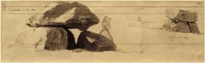 Tumulus sur une colline près de Reerslev - Johan Thomas Lundbye