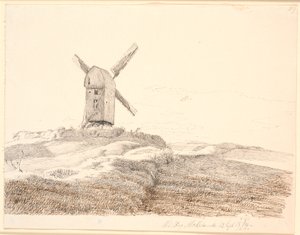 Moulin à stub près de Kalundborg - Johan Thomas Lundbye