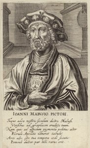 Portrait de Jan Mabuse - Johan Wierix