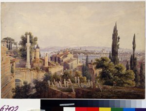 Vue de Constantinople et de la Corne d