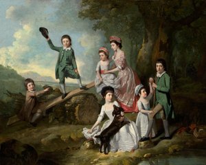 Les Enfants Lavie, vers 1770 - Johan Zoffany