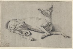 Lévrier couché - Johan le Ducq (possibly)