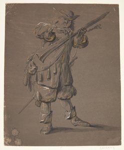 Soldat avec fusil - Johan le Ducq