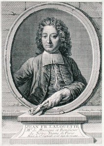 Jean François Lalouette (1651-1728) gravé par Jacques-Nicolas Tardieu (1716-91)