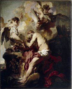 La vision de Saint Jérôme - Johann (attr. to) Liss