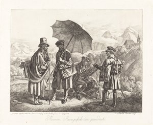 Les peintres en voyage - Johann Adam Klein