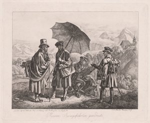 Les artistes en voyage, 1819
