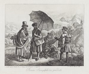 Les artistes en voyage, pub. 1819