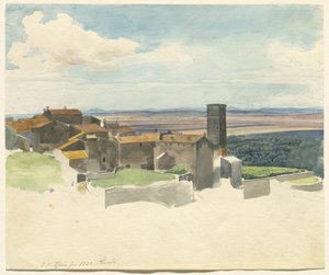 Tivoli et la Campagne romaine - Johann Adam Klein