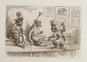 Pour le Nouvel An 1829. Singes - Johann Adam Klein