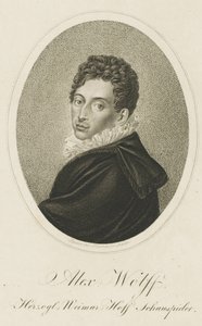 Portrait de Pius Alexander Wolff 1782-1828 - Johann Adolf Rossmaesler