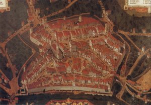 Vue de la ville de Wangen (Allgäu); Hôtel de ville de Wangen - Johann Andreas Rauch