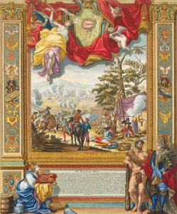 Siège de Mons par les Troupes Alliées en 1709, début du 18ème siècle - Johann August Corvinus