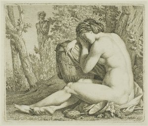 Bacchante au repos - Johann August Nahl II