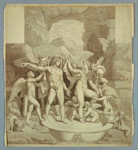 Mars et Vénus se préparant pour les noces de Cupidon et Psyché