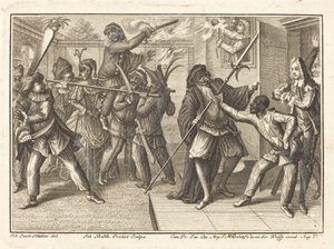 Le Capitaine retrouve sa liberté - Johann Balthasar Probst after Johann Jacob Schübler