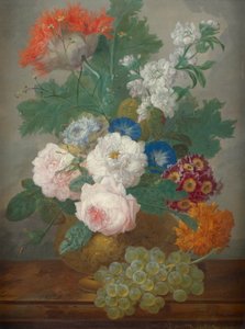 Nature morte de fleurs - Johann Baptist Drechsler