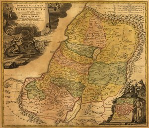 Ivdaea sev Palaestina ob sacratissima Redemtoris vestigia hodie dicta Terra Sancta. LOC 99466737