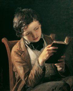 Garçon lisant