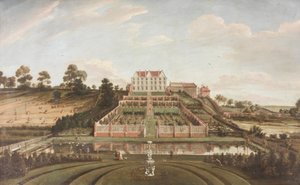 Manoir hollandais avec jardin, 1730 - Johann Baptiste Bouttats