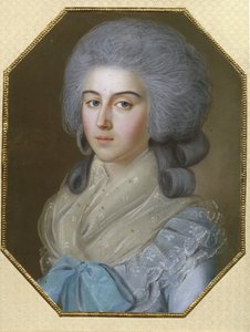 Portrait de la comtesse Anna Alexandrovna Golitsyna, baronne Stroganova 1739-1816, 1786 - Johann Bardou