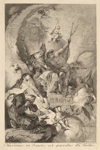 Quatre saints - Johann Beheim after Franz Anton Maulbertsch