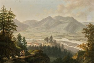 Environs de la ruine de Habsbourg - Johann Caspar Rahn